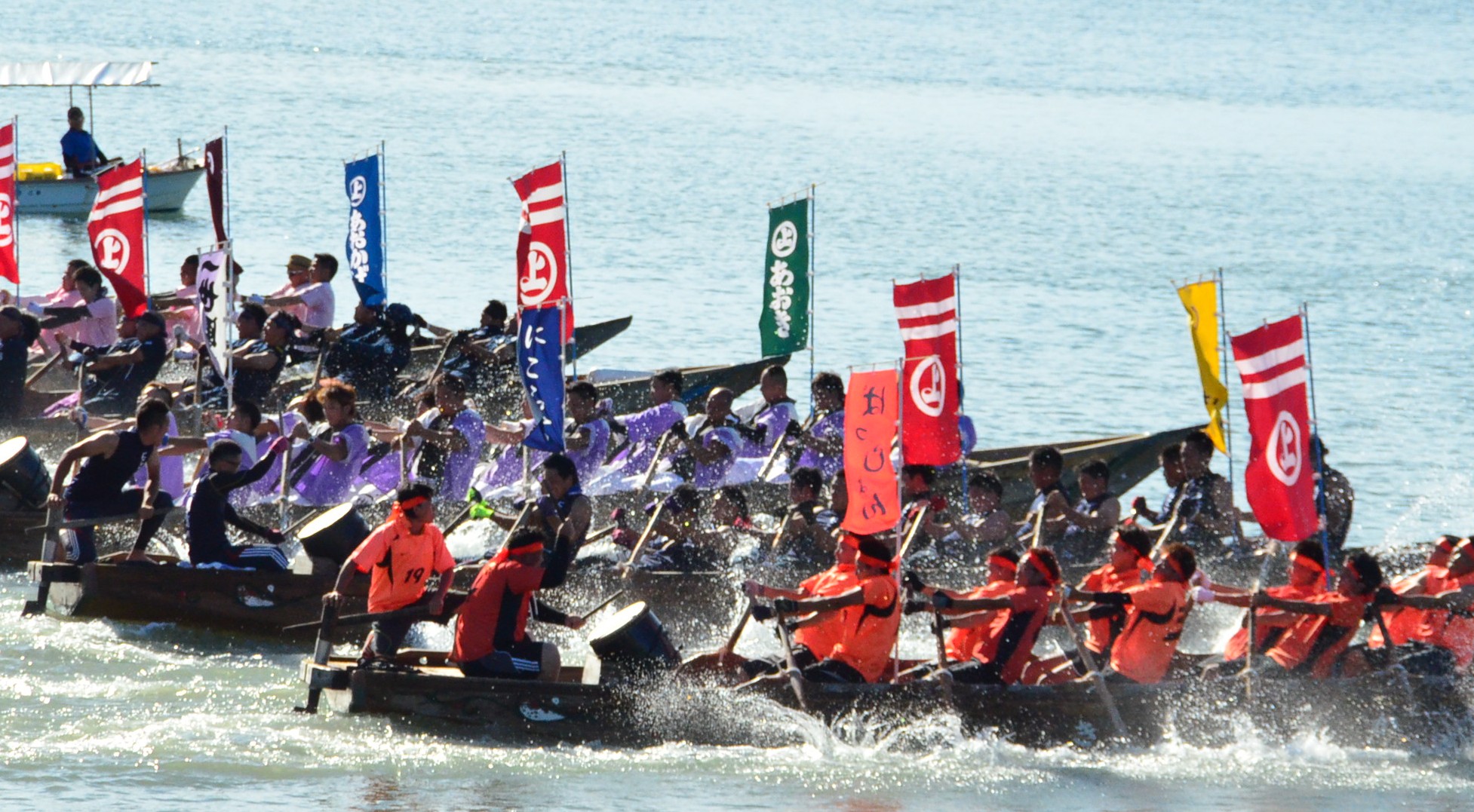 ◉昭和祭り写真・ 因島 水軍レース - 写真